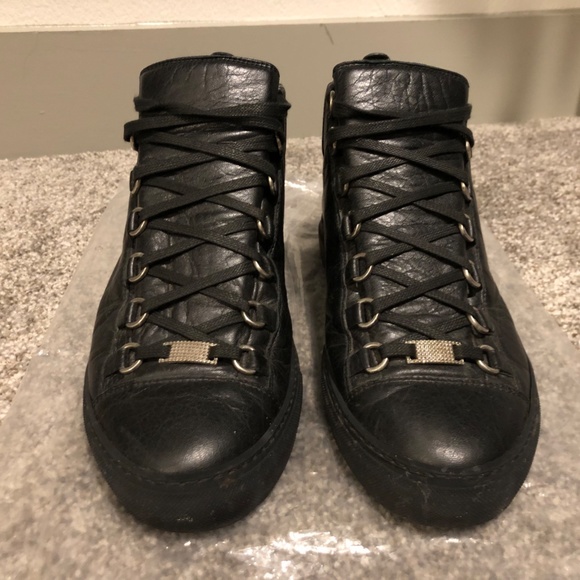 Balenciaga Arena Sneakers Black Size E40 - Picture 2 of 9